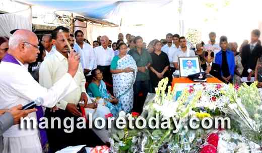 Wing Commander Darryl Castelino funeral